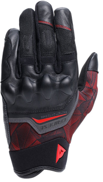 Dainese Ermex Gloves Black/Red-Lava B78