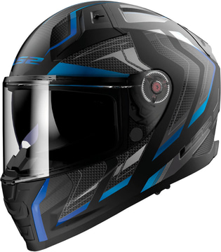 LS2 FF811 Vector II Alizer Matt Black Blue