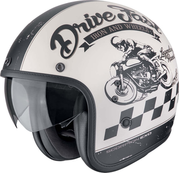 Scorpion Belfast EVO Drive Fast Matt Cream/Black
