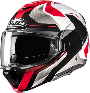 HJC F100 Bios White/Red 213