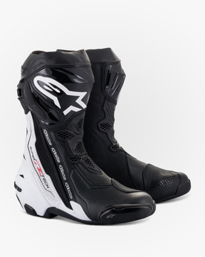 Alpinestars Supertech R Vented Boots Black/White 12