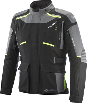 Ixon Midgard Parka Black/Grey/Bright Yellow 1086