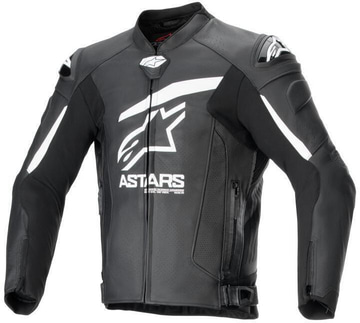 Alpinestars Gp Plus R V4 Airflow Leather Jacket Black White 12
