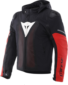 Dainese Super Sprint Air Tex Jacket Black/White/Red 858