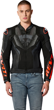 REV'IT Hyperspeed 3 Air Jacket Black/Neon Red