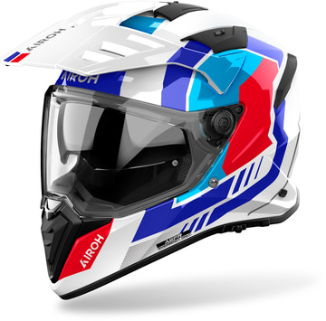 Airoh Bandit Horn White/Blue 253