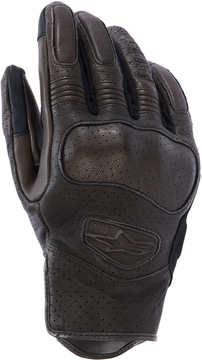Alpinestars Mustang V3 Leather Gloves Dark Brown/Black