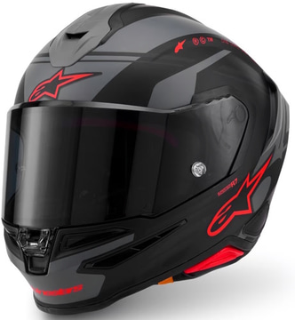 Alpinestars S-R7 A-Core Black Gray Red Matt