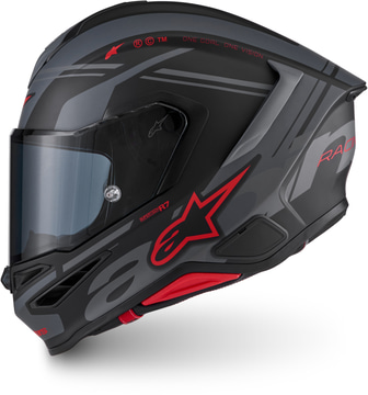 Alpinestars S-R7 A-Core Black Gray Red Matt