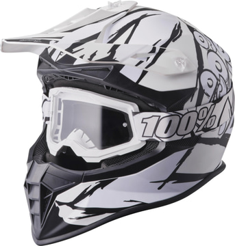GMS Fortis Graffi Matt Black/White