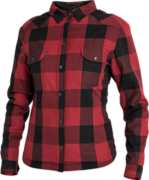 John Doe Motoshirt Women Jacket Black/Red