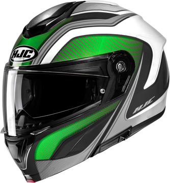 HJC C92 Sirius White/Green 284
