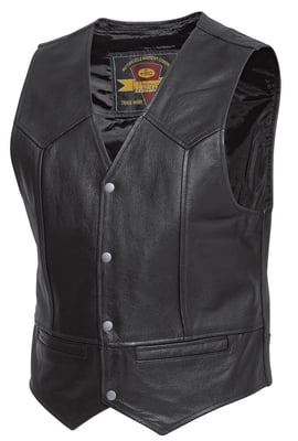Held Dillon Leather Vest Black 001