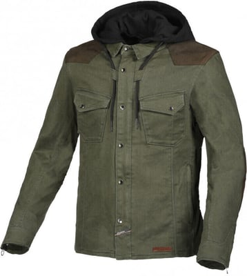 Macna Inland Hoodie Green/Brown 470