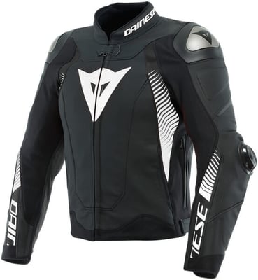 Dainese Super Speed 4 Leather Jacket White 78A