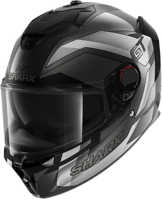 Shark Spartan GT Pro Ritmo Carbon Mat Silver Chrome DSU