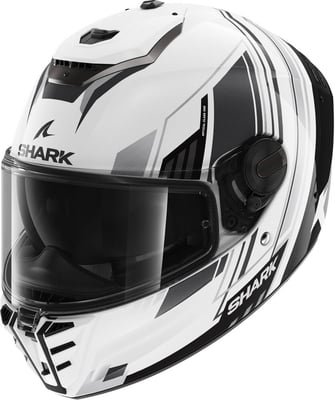 Shark Spartan RS Byhron White Black Chrome WKU