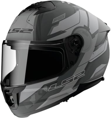 LS2 FF808 Stream II Shadow Mat Titanium Grey