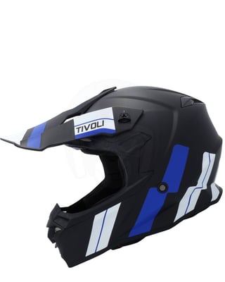 VITO Tivoli Mat Zwart/Blauw/Wit