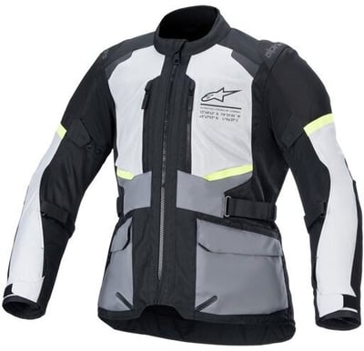 Alpinestars Andes Air Drystar Jacket Ice Gray Dark Gray Black 9191