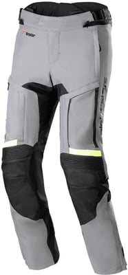 Alpinestars Bogota' Pro Drystar 3 Seasons Trousers Dark Gray Yellow Fluo 9350