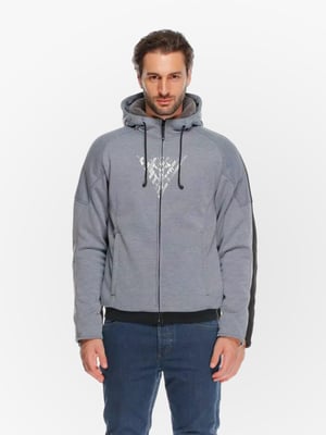 Dainese Bovisa Safety Hoodie Grey-Melange/Black N42