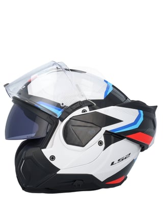 LS2 FF910 Advant II Triple White Blue Red