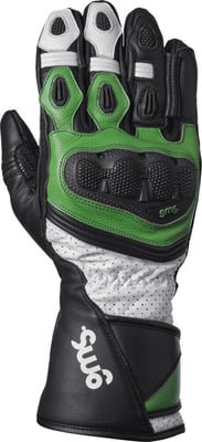 GMS GR-1 SF Gloves Black/White/Green