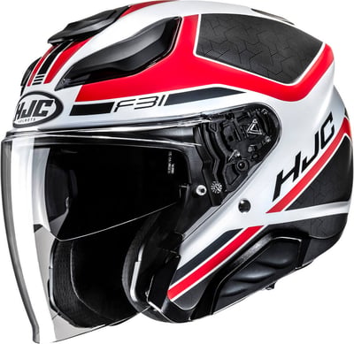 HJC F31 Ceron White/Red 231