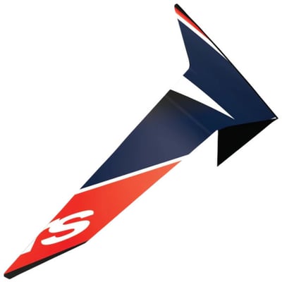 Alpinestars S-R10 Team Standard Spoiler Black Carb Red Fluo Dark Blue Matt Alpinestars S-R10 Team Standard Spoiler Black Carb Red Fluo Dark Blue Matt