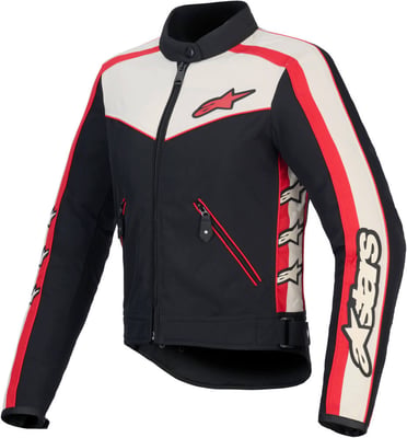 Alpinestars Stella T-Dyno WR Jacket Black Ecru Bright Red 1496