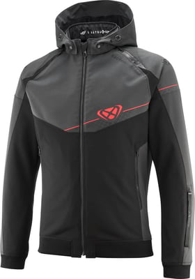 Ixon Section Jacket Black/Anthra/Bright Red 1154