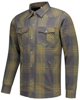 Rusty Stitches Neil-25 Jacket Blue-Green