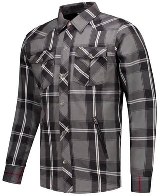Rusty Stitches Neil-25 Jacket Grey-White-Black