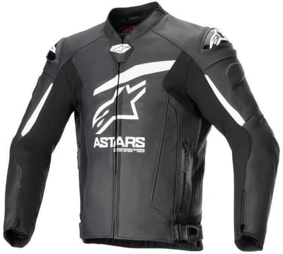 Alpinestars Gp Plus R V4 Airflow Leather Jacket Black White 12