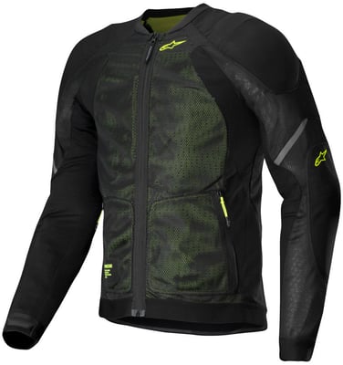 Alpinestars Troop-Air Jacket Black Yellow Fluo 168