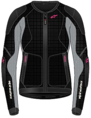 Alpinestars Stella Troop-Air Jacket Black Ash Gray Pink Fluo 1465