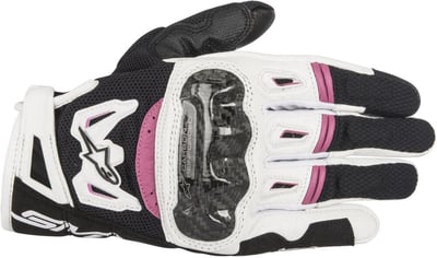 Alpinestars Stella Smx-2 Air Carbon V2 Gloves Black White Fuchsia 1239 Alpinestars Stella Smx-2 Air Carbon V2 Gloves Black White Fuchsia 1239