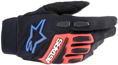 Alpinestars Full Bore Xt Gloves Black Bright Red Blue 1317