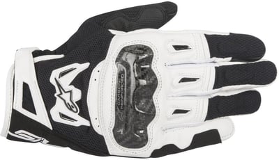 Alpinestars Smx-2 Air Carbon V2 Gloves Black White 12 Alpinestars Smx-2 Air Carbon V2 Gloves Black White 12