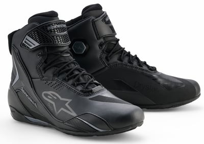 Alpinestars Faster-4 Drystar Shoes Black Cool Gray 105