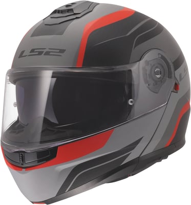 LS2 FF908 Strobe II Monza Black Grey Red-06