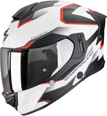 Scorpion EXO-530 AIR Clip Matt White/Black/Red