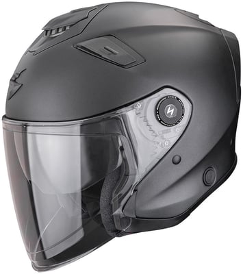 Scorpion EXO-GT JET Solid Matt Pearl Black