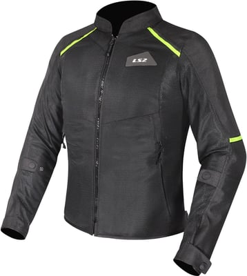 LS2 Breeze Lady Jacket Black Yellow