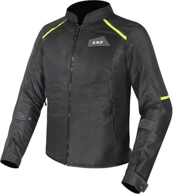 LS2 Breeze Man Jacket Black Yellow