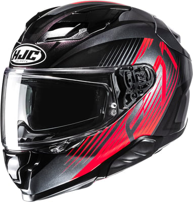 HJC F71 Catos Black/Red 138