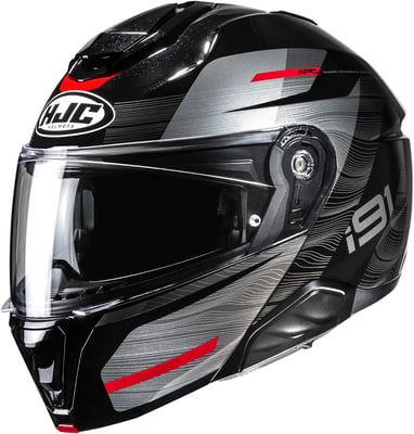 HJC i91 Dusk Black/Red 183