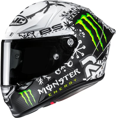 HJC RPHA-1 V2 Carbon Snow Diablo White/Black 214