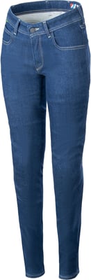 Alpinestars Daisy V3 Women'S Riding Denim Motorjeans Rinse Blue